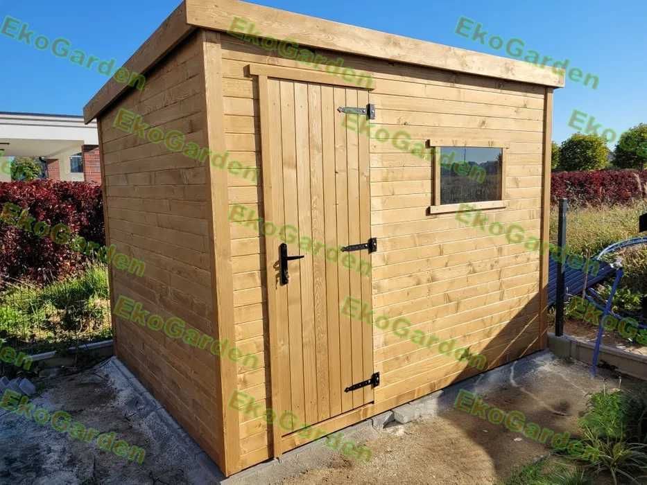 Domek narzędziowy nowoczesny drewutnie