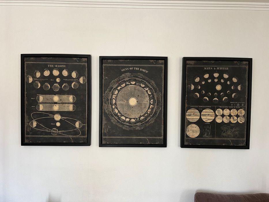 Conjunto 3 Quadros Decorativos