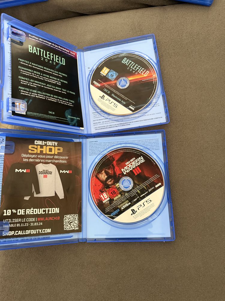 3 Jogos ps5 call of dut 2 e 3 e battefield 2042
