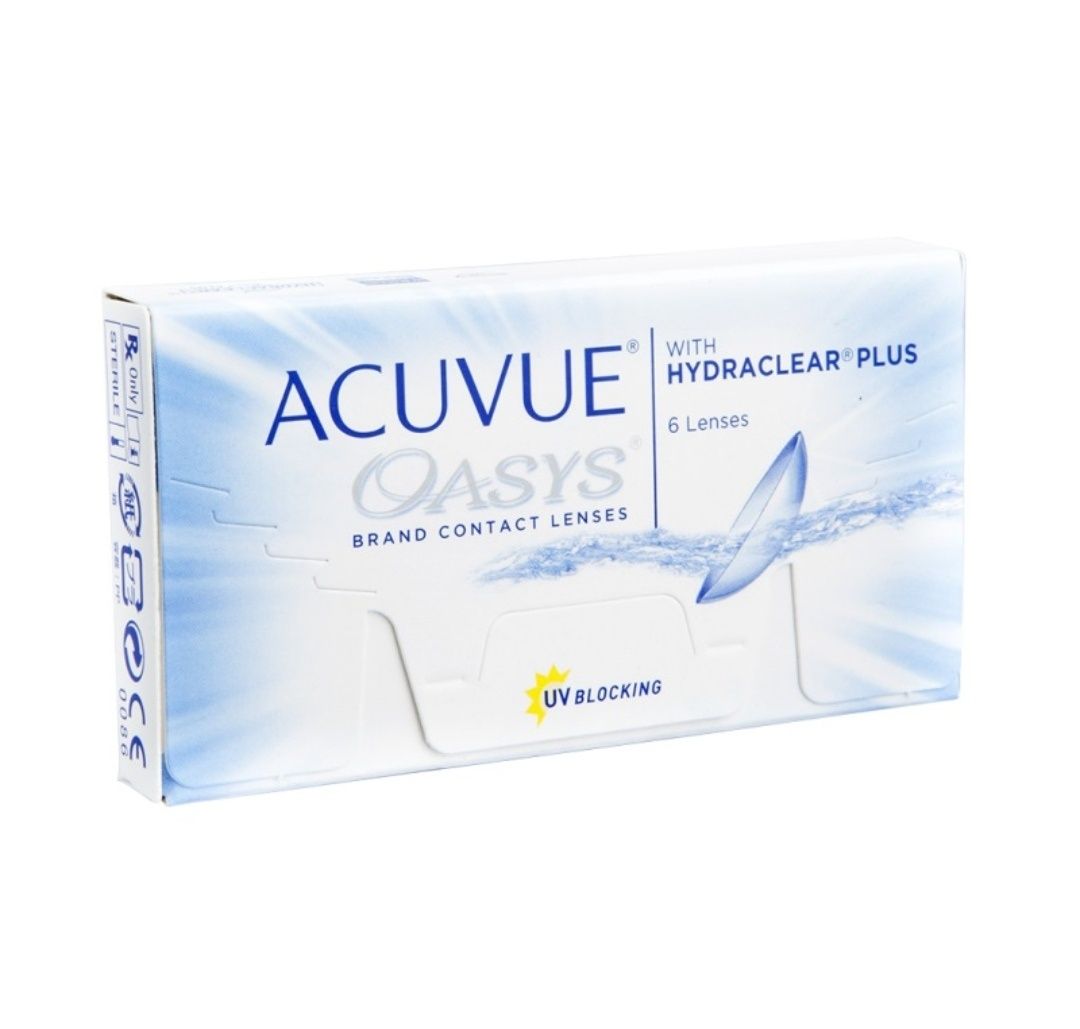 Acuvue Oasys — контактні лінзи гідрогелеві діоптрій -1.75, р. 8.4 (1 ш
