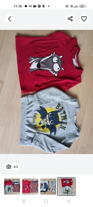 Bluzy chłopięce r 92 nowe plus używane