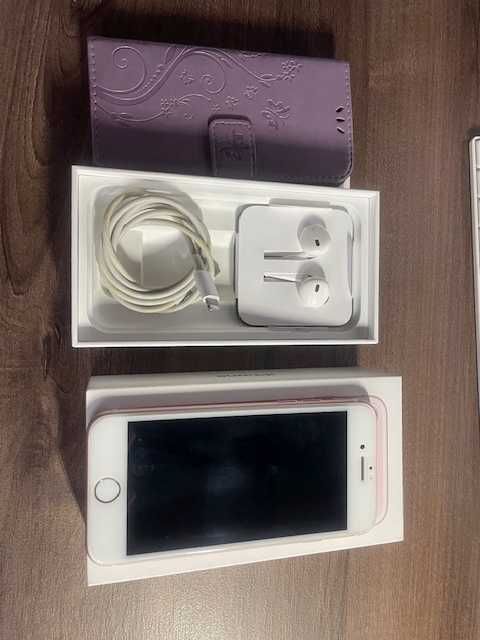 iPhone  7   32 GB  RÓŻOWY - słuchawki , kabel ,ładowarka ,etui