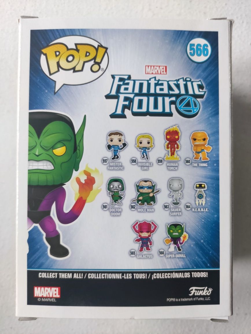 Funko POP/ Marvel / nr. 566 /Fantastic Four/ Super-Skrull