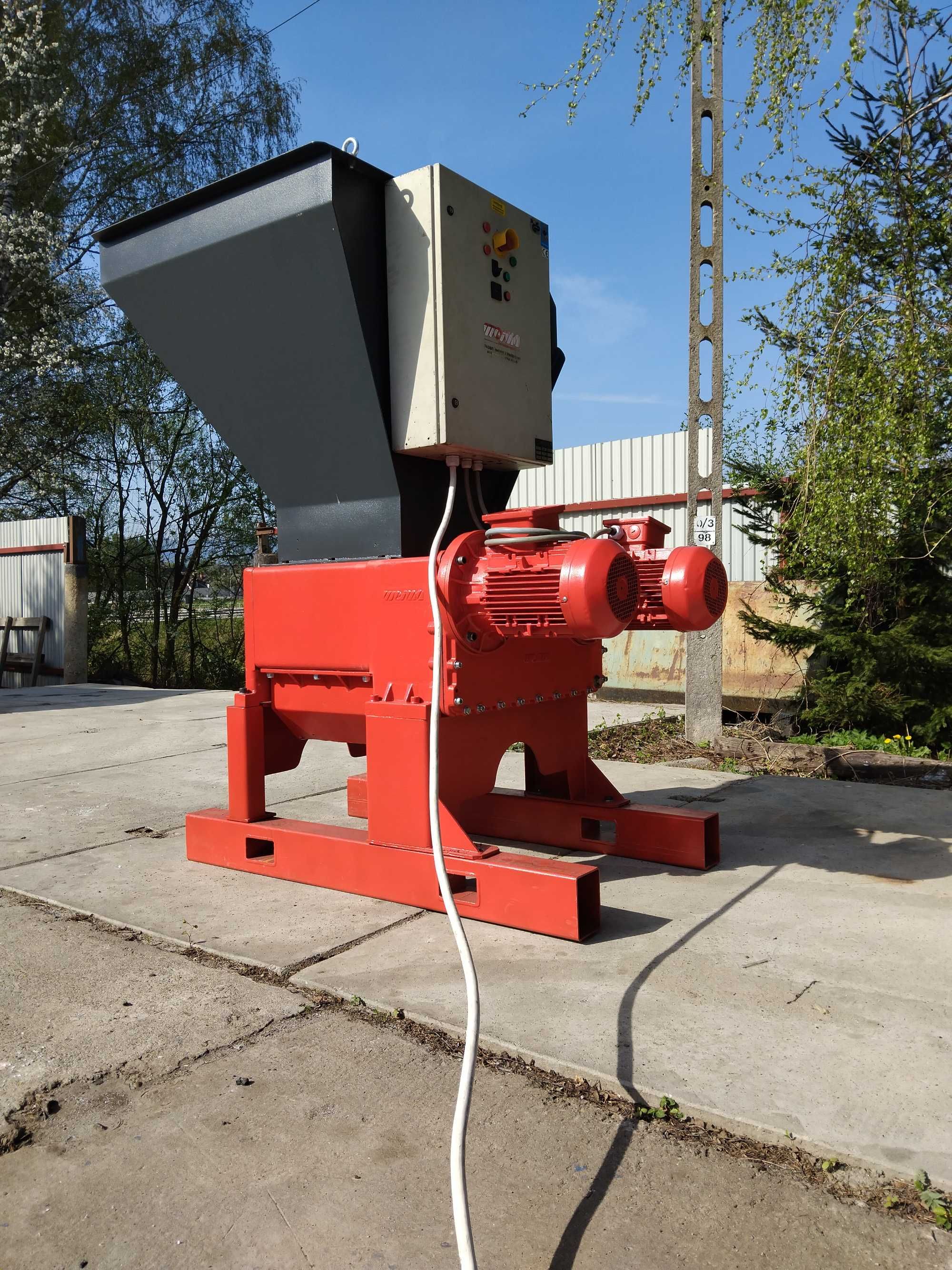 Weima zm30 22kW młyn shredder rębak rozdrabniacz kruszarka zlepy hdpe