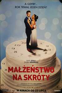 Plakat filmowy ,,Małżeństwo na skróty"