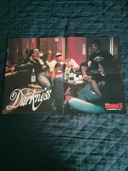 Póster original da banda The Darkness – Rock anos 2000