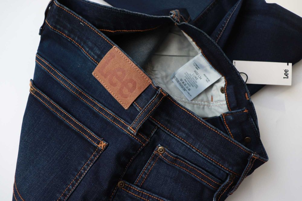 LEE LUKE W32 L34 męskie spodnie jeansy skinny slim fit nowe okazja