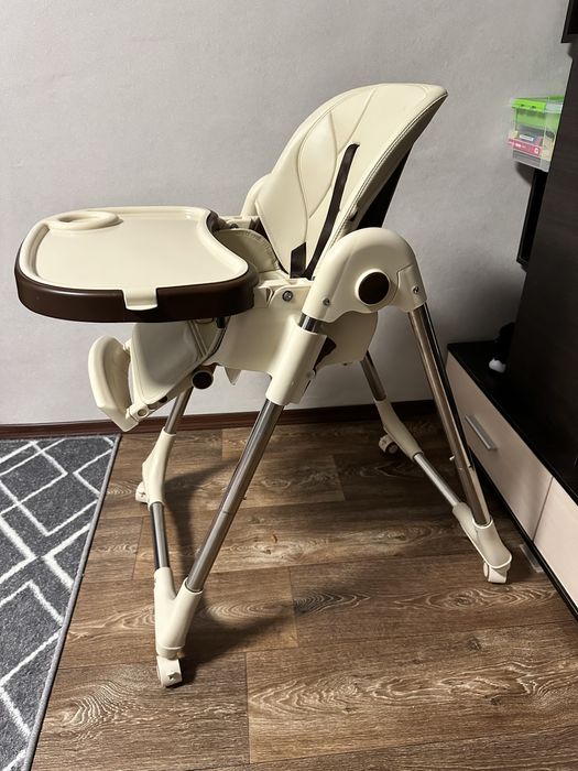Дитячий стільчик-шезлонг 2в1 для годування