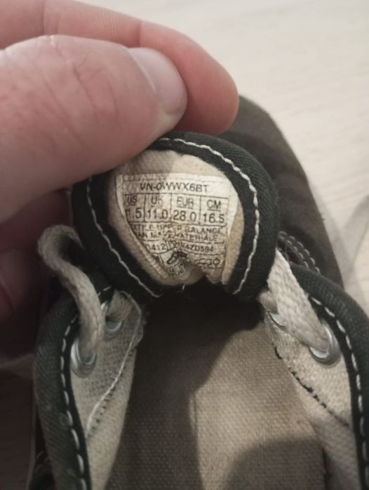 Ténis Vans Tamanho 28