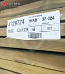 Drewno konstrukcyjne impregnowane NTR, 45x145, 45x120, 45x95