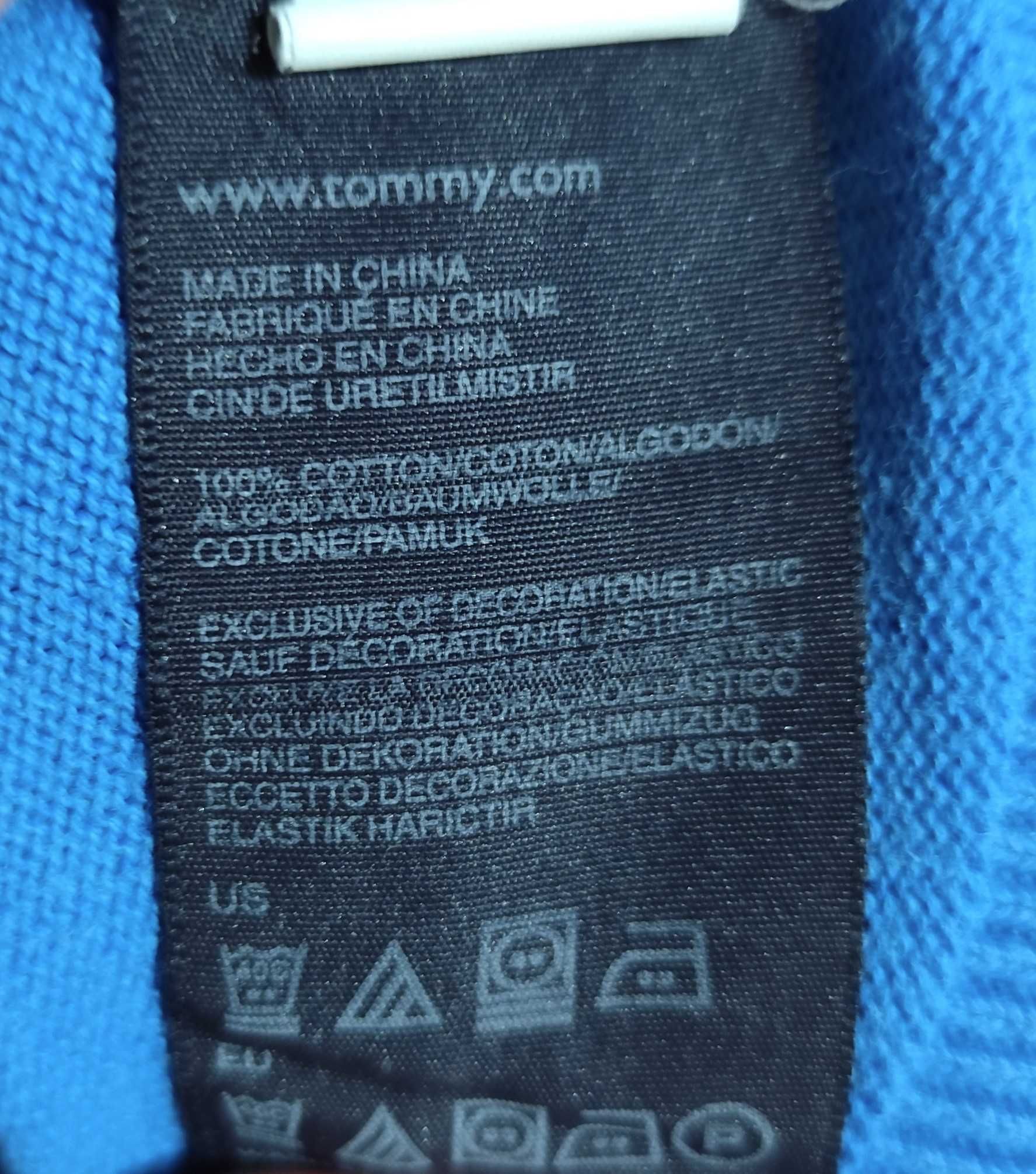 Męski Sweterek Bawełniany Niebieski Tommy Hilfiger |R. 176/S