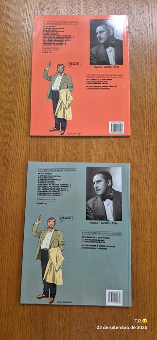 Banda Desenhada As Aventuras de Blake e Mortimer de Edgar P. Jacobs