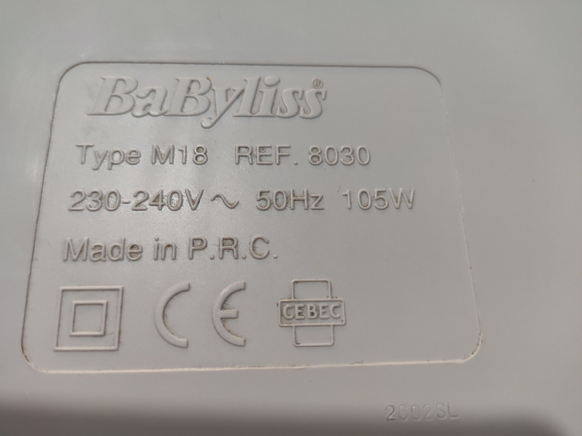 Massajador de pés BaByliss.