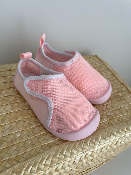 Slipper 100 pink white