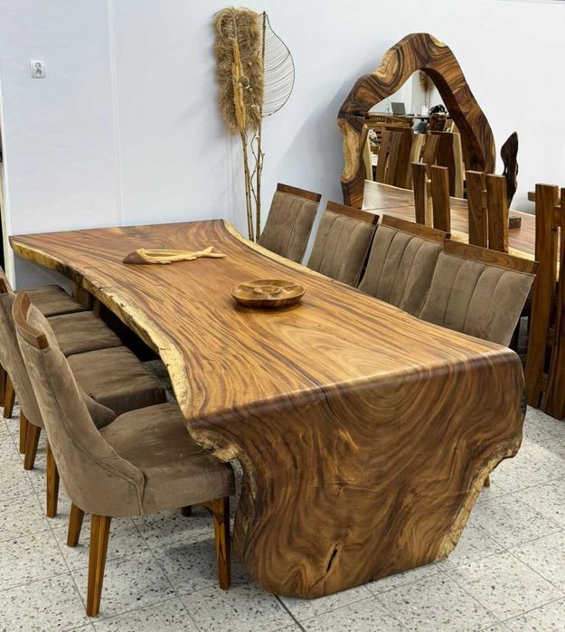 Stół z litego drewna suar  295 cm