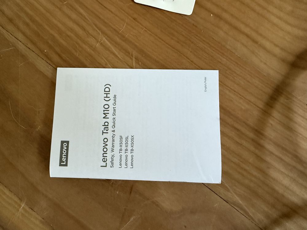Lenovo Tab M10 HD (2 gen.) – Używany, pęknięta szybka, pełen komplet