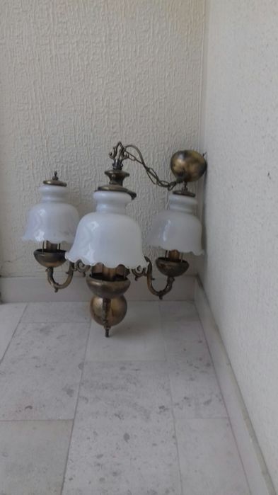 Candeeiro em latão