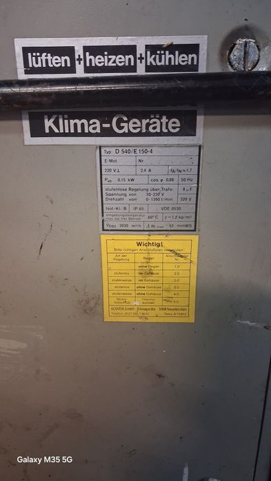 Sprzedam wentylator promieniowy