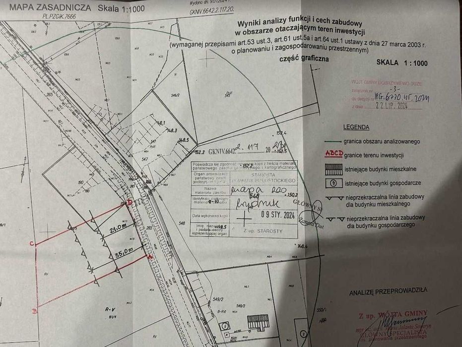 Działka Chraboły, gmina Dobrzyniewo Duże