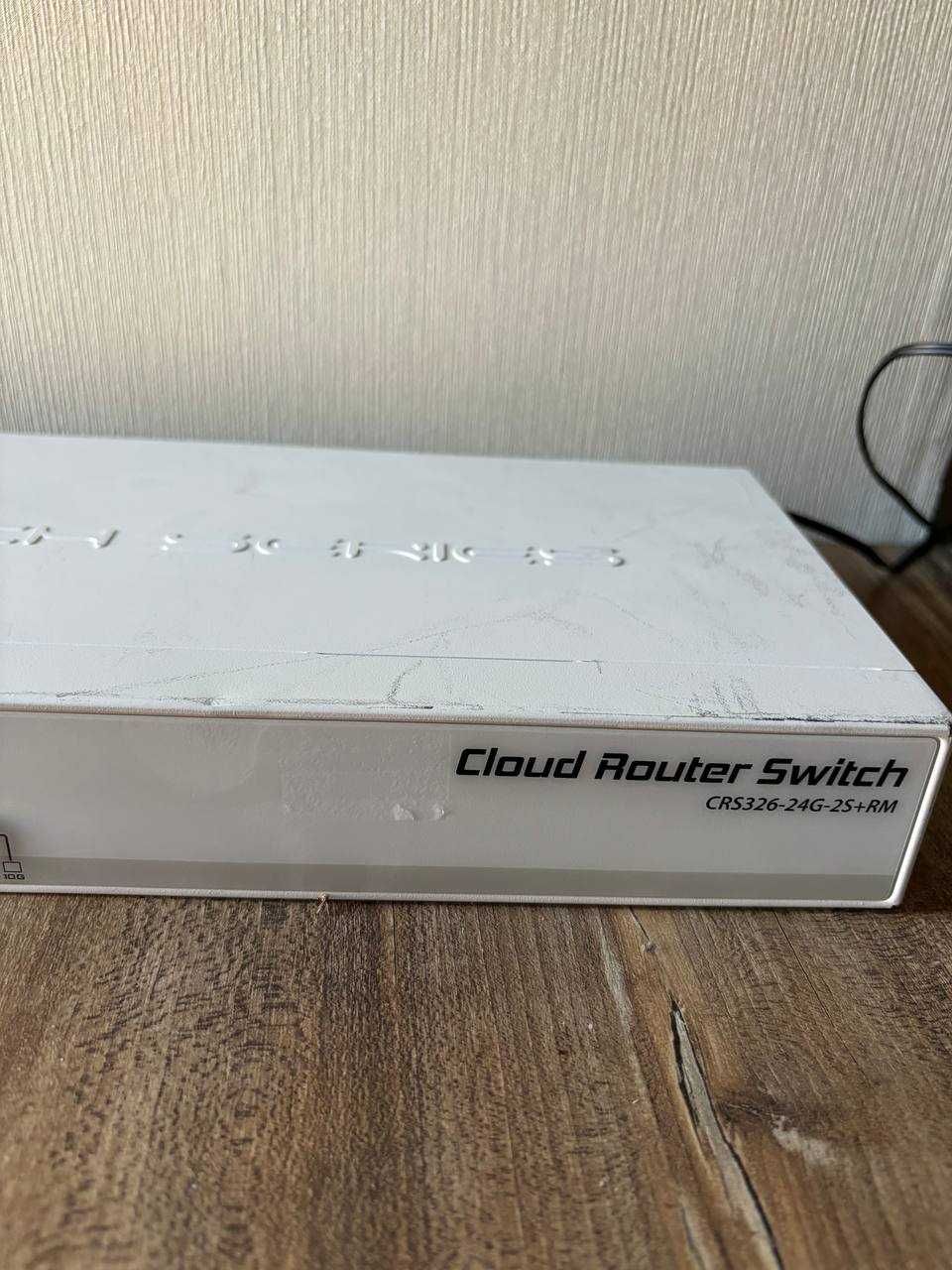 Комутатор MikroTik CRS326-24G-2S+RM