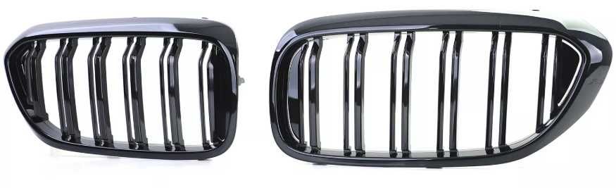GRILL M5 NERKI zderzaka BMW G30 G31 2017/2020 przedlift czarny połysk