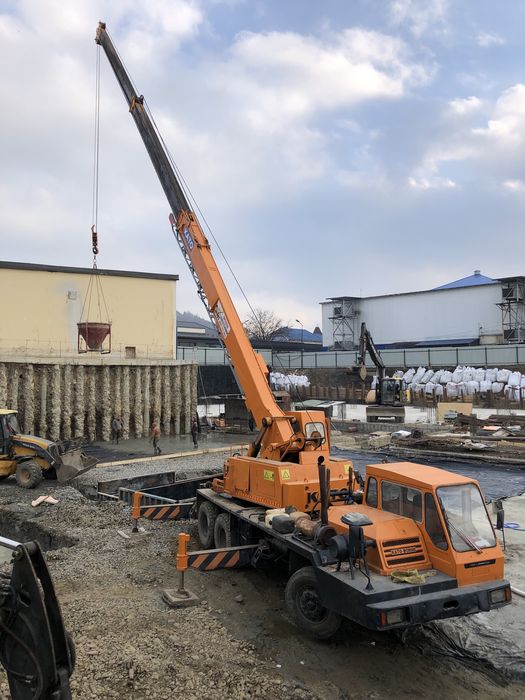 Послуги автокрана, оренда крана Закарпаття