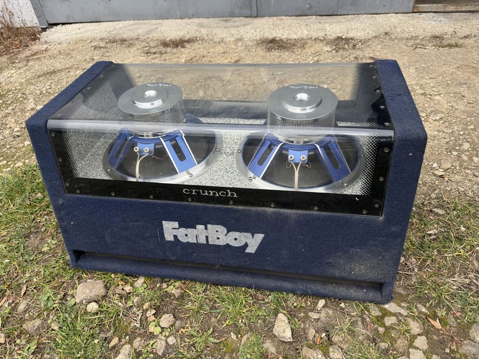Crunch 2x1000 watts  Сабвуфер саббуфер сабуфер