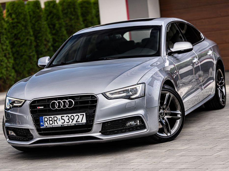 Audi A5 2,0TDI-150KM/186tyś km/2xS-line/LEDY/Bezwypadkowy/Oryginał/Stan BDB/