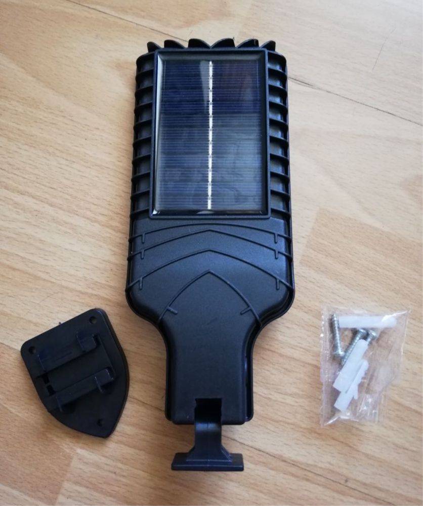 Lampa solarna uliczna ogrodowa led czujnik zmierzchu solar ruchu