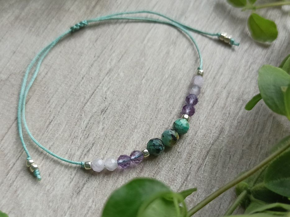 Skorpion bransoletka na szczęście, kamienie amulet