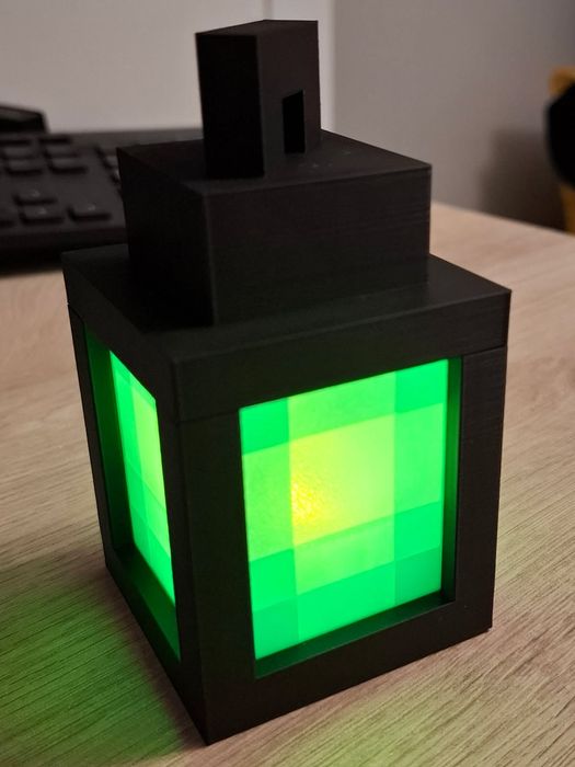 Zielona Latarenka Minecraft - dobra na hallowen