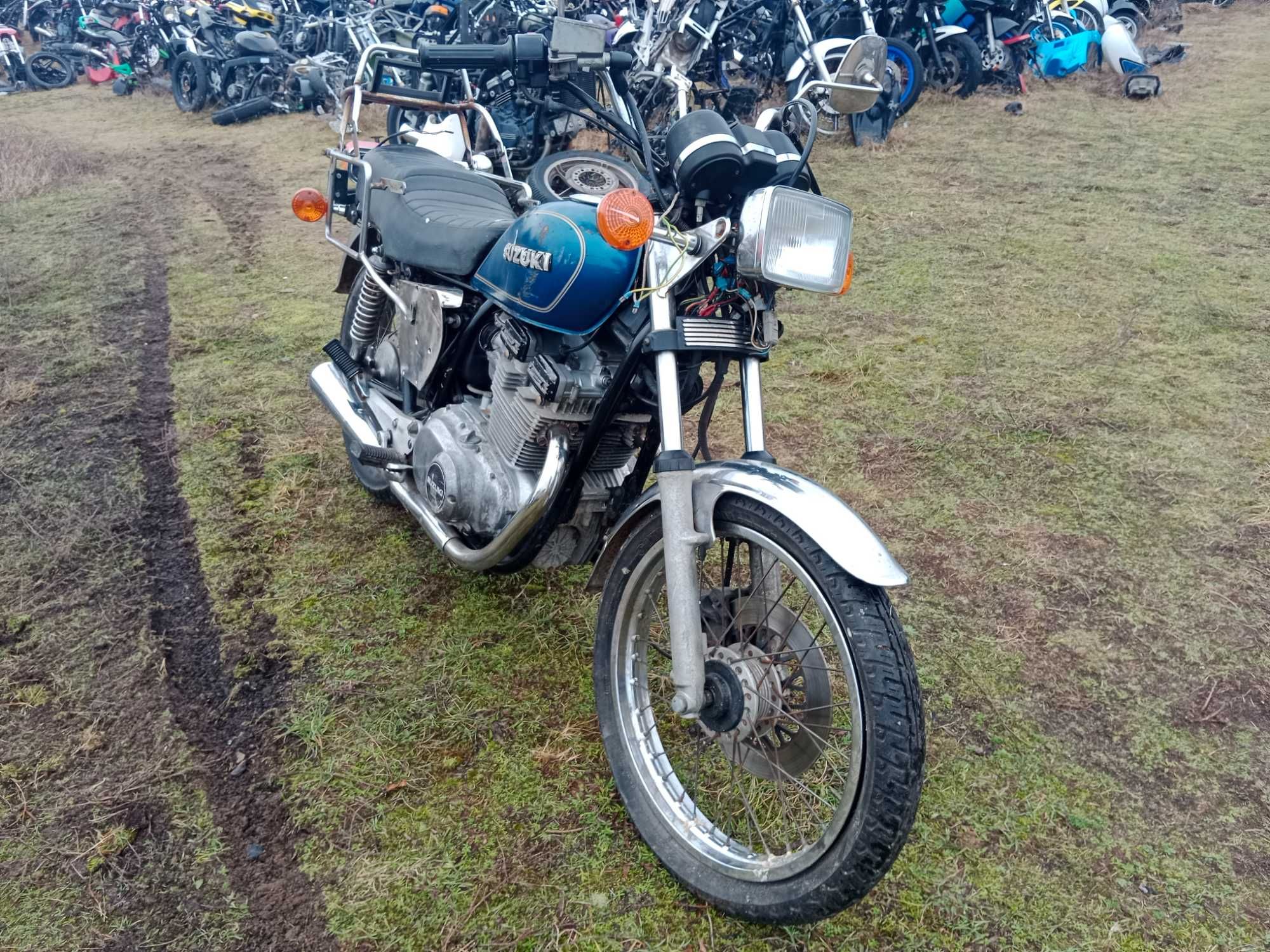 Suzuki gs400 gs 400 silnik lagi moduł felga gaźniki tarcza bak części