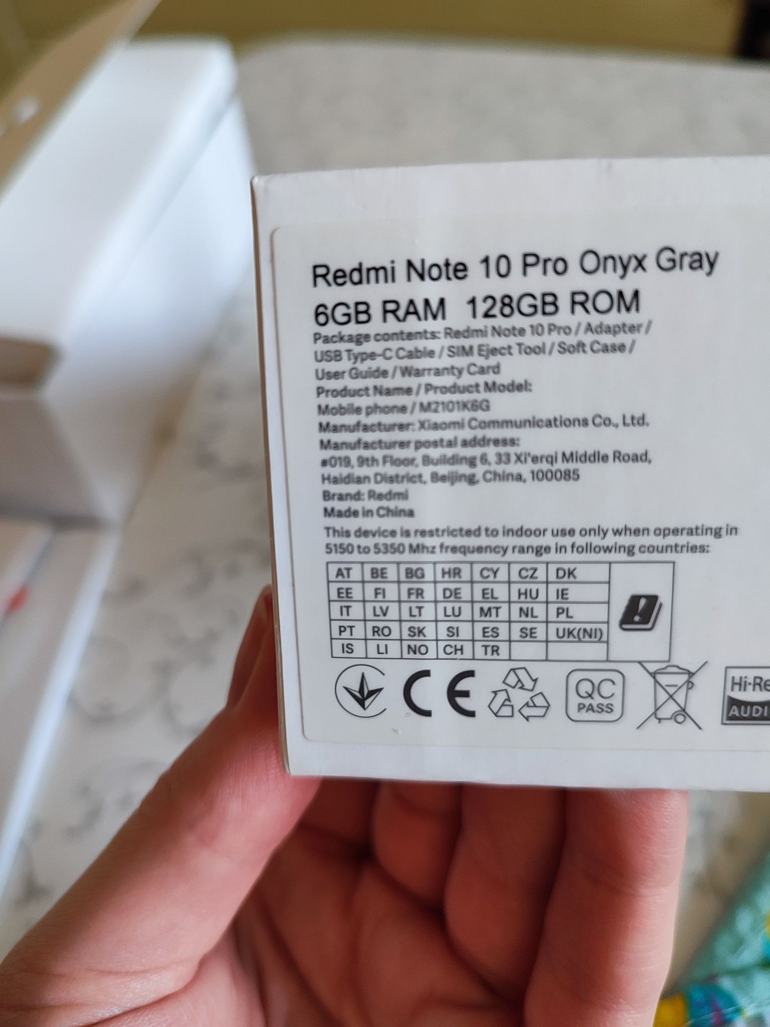Xiaomi Redmi Note 10 Pro 6/128 б/к б/у
Xiaomi Redmi Note 10 Pro 6/128
