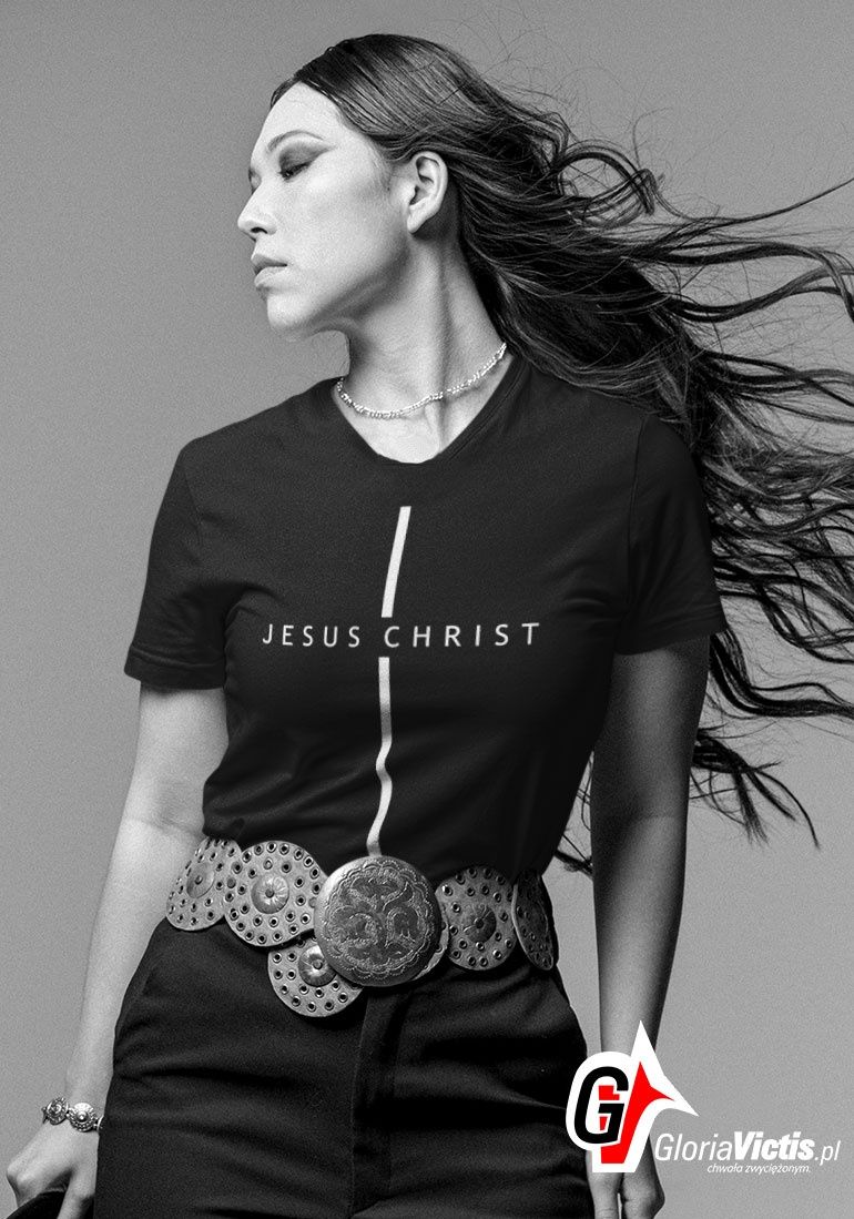 Jesus Christ krzyż koszulka damska 5 rozmiarów