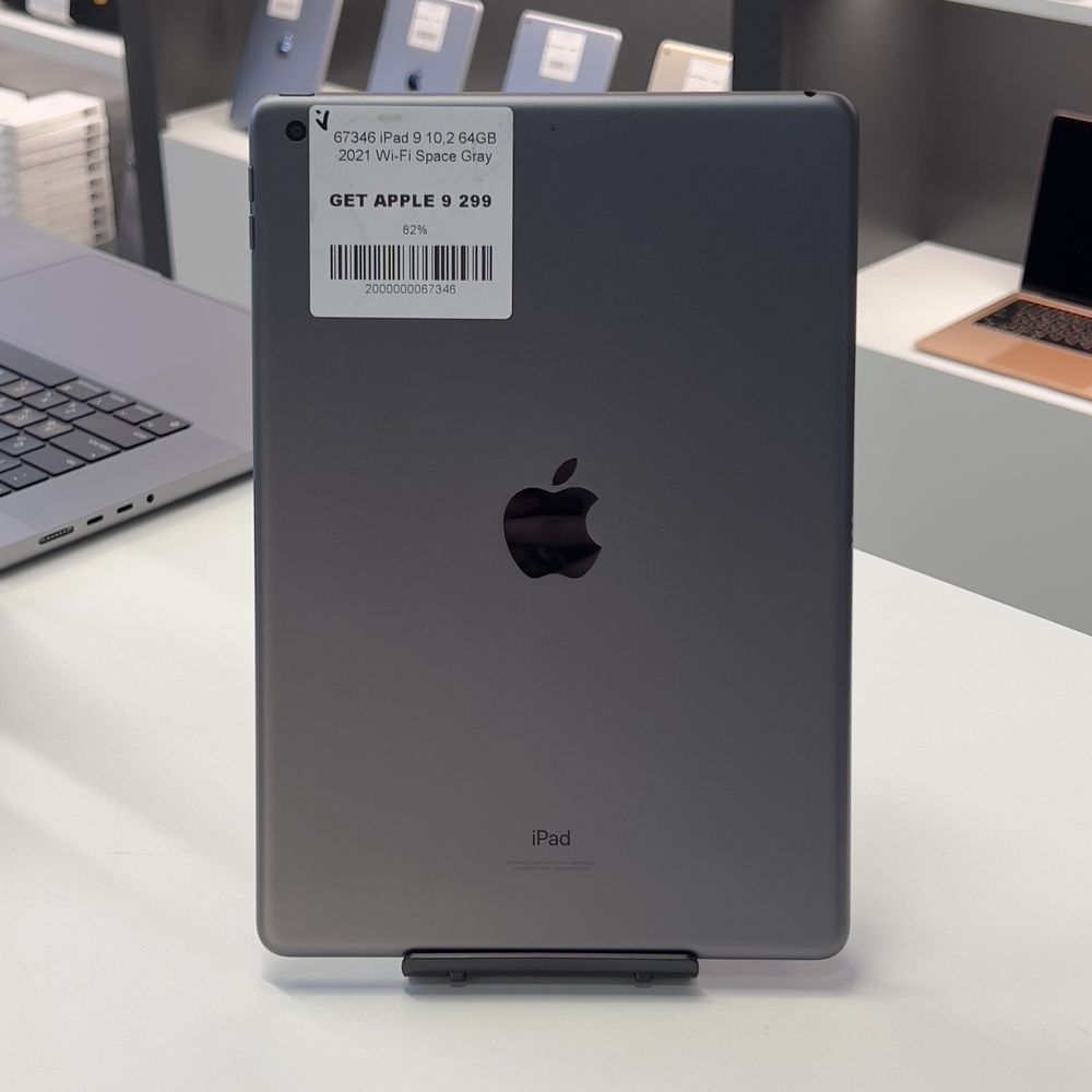 iPad 9 10.2 2021 64GB Wi-Fi Space Gray • Гарантія • 67346