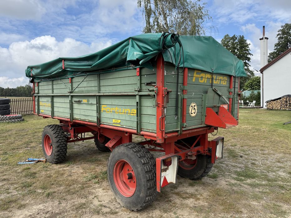 Przyczepa rolnicza Fortuna K80/3S – solidna, gotowa do pracy
