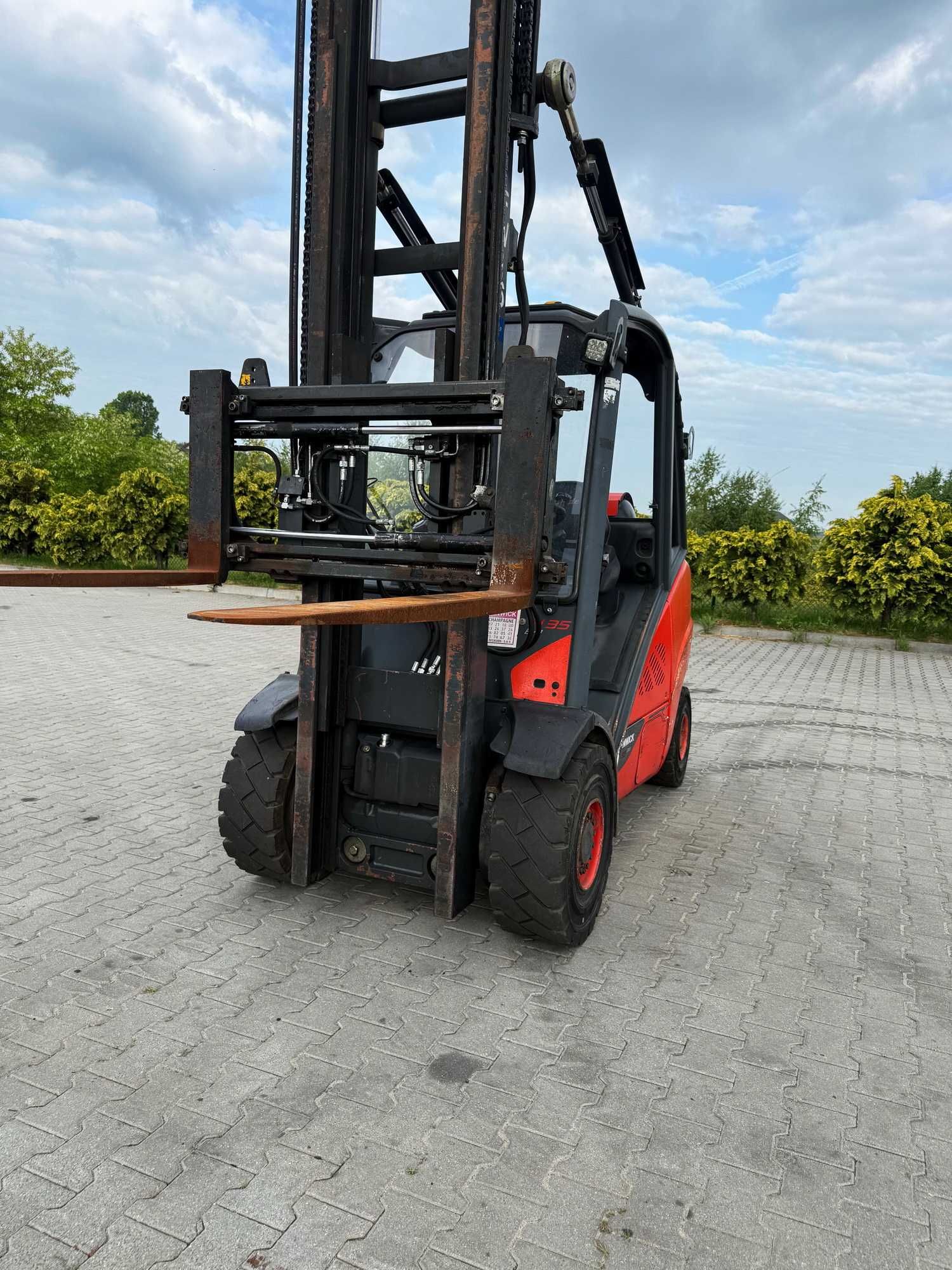 wózek widłowy LINDE H35T-02 EVO 3500kg 4.40m przesuw pozycjoner 2016'