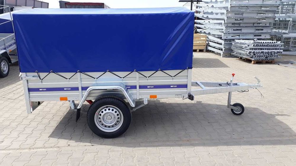 Przyczepka Suski 210x125x100 Resor amortyzator SOLIDNA DOSTAWA