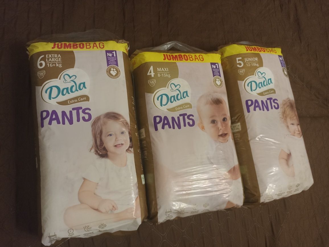Трусики PANTS DADA ekstra care 4,5,6, серветки дада.