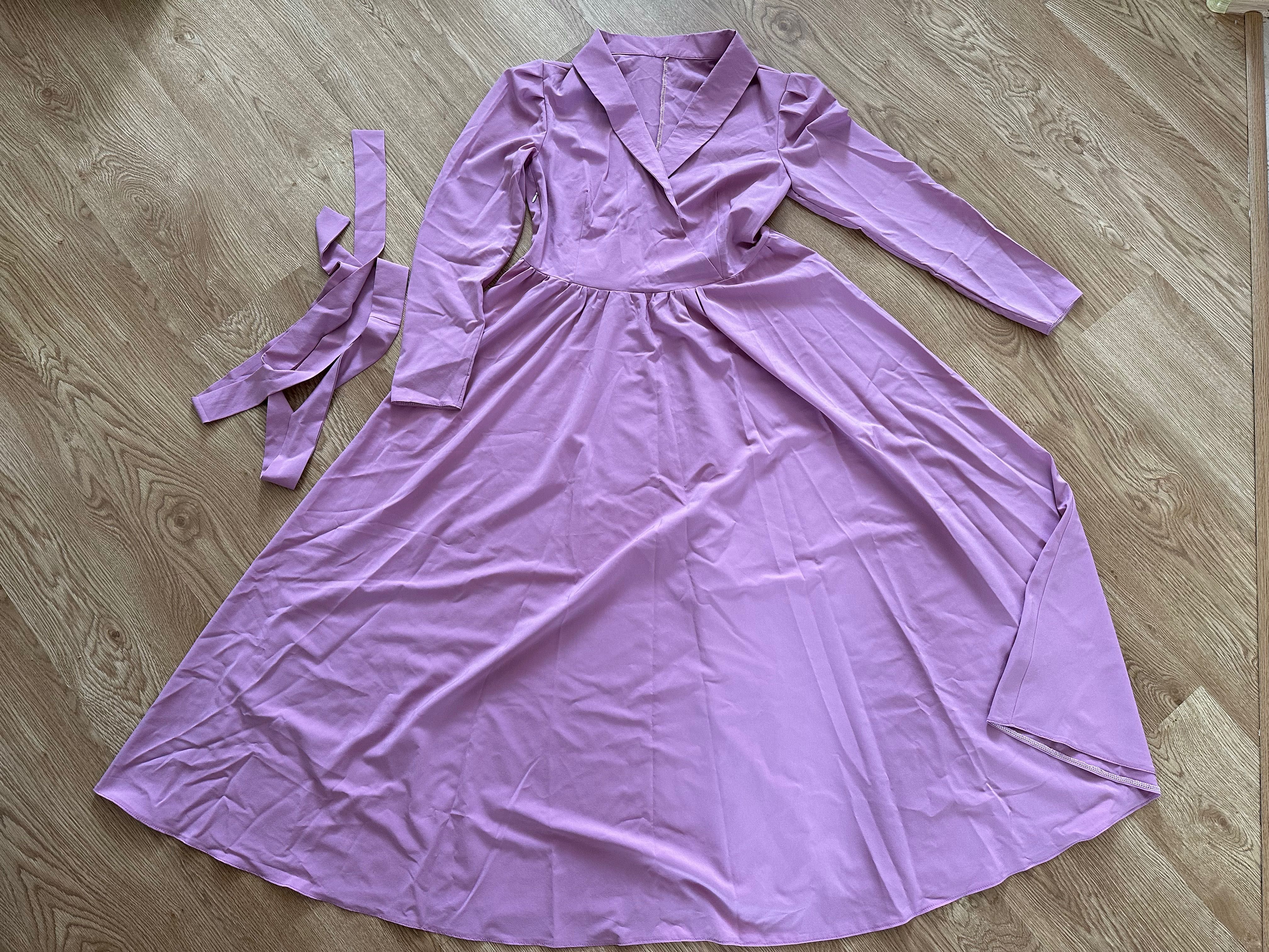 Сукня з рукавом легка тканина розмір М