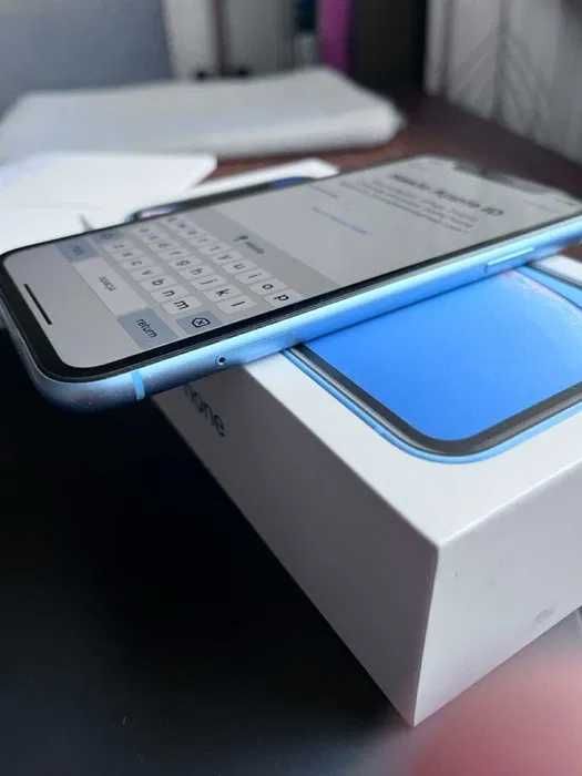 iPhone XR blue komplet