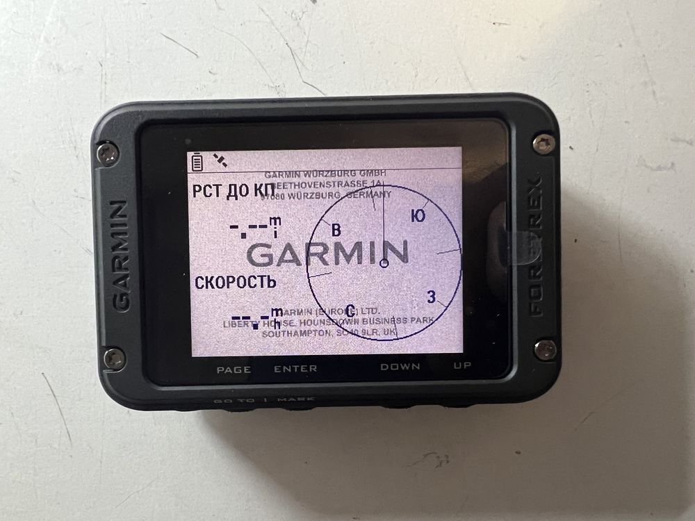 Наручный GPS-навигатор с ремешком Garmin Foretrex 801