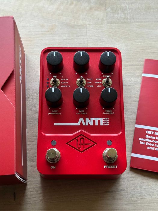 Universal Audio UAFX ANTI 1992 High Gain Amp - jak EVH , do gitary