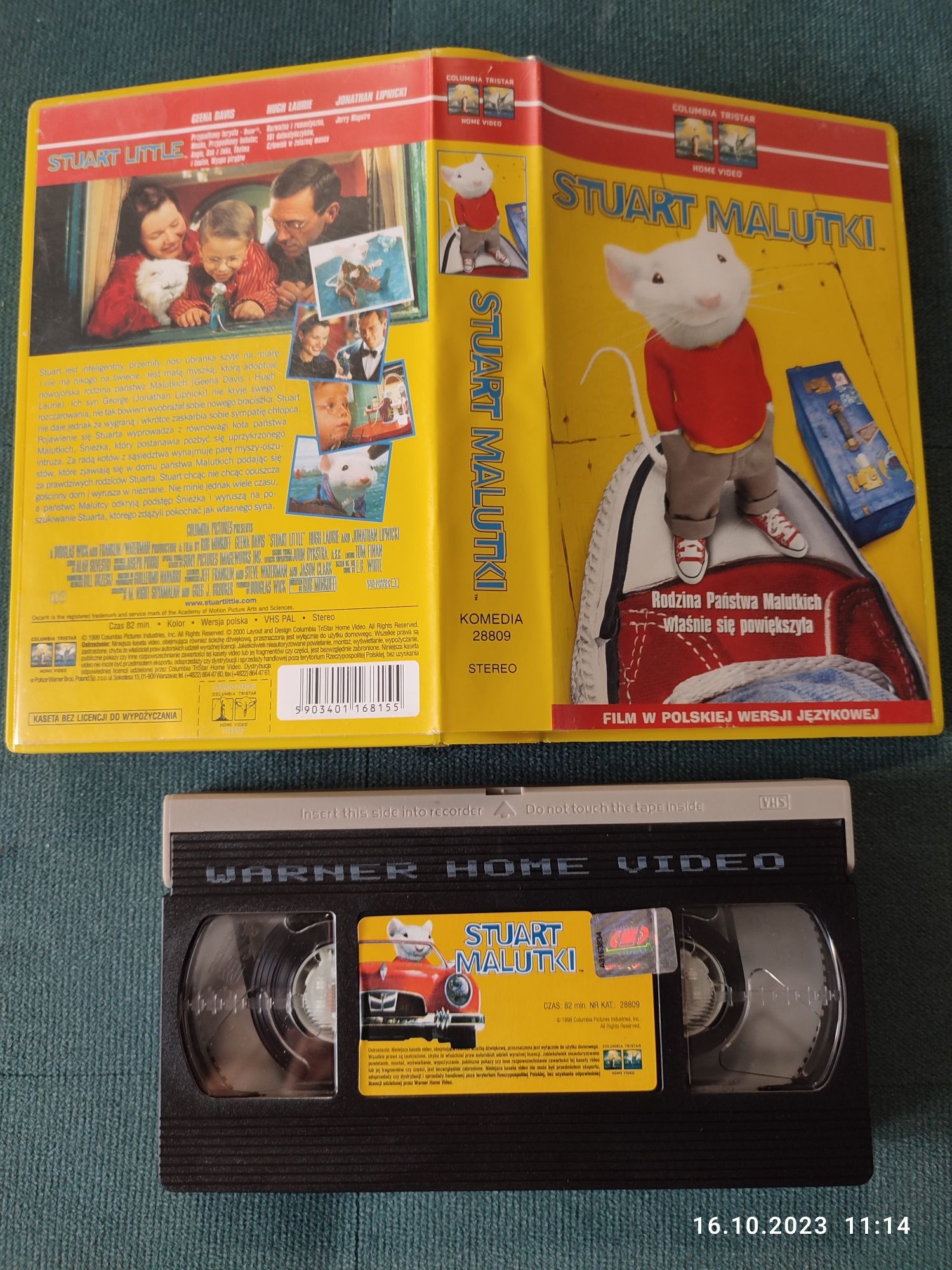 Kasety vhs Shrek, Epoka Lodowcowa, Stuart Malutki