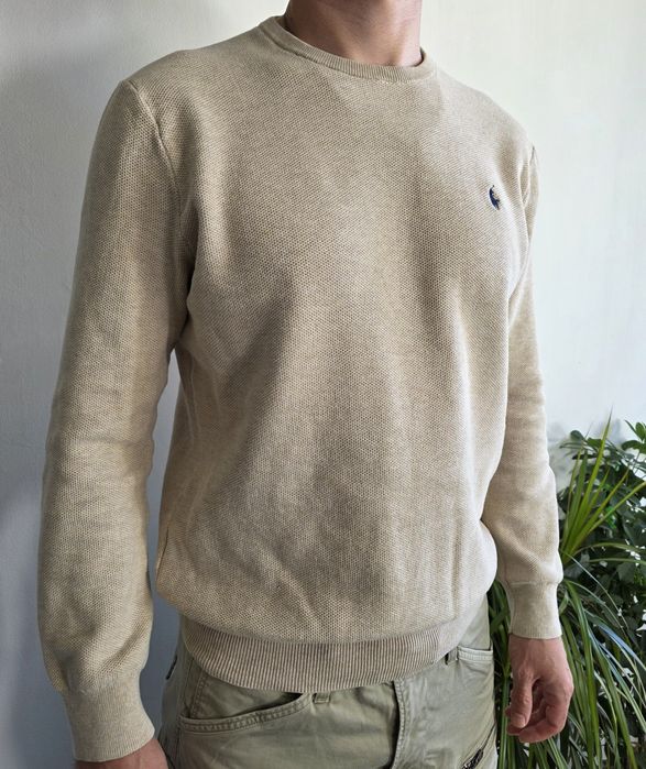 Sweter Męski Relph Lauren r. L kolor beżowy