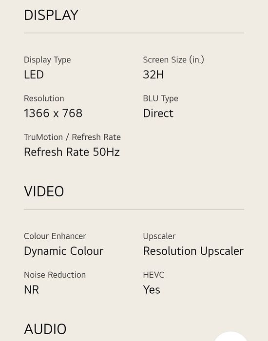 Televisão LG led 32" com Oferta suporte para parede