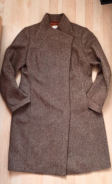 Stylowy taliowany płaszcz TATUUM – model Vadika 1, rozm. L