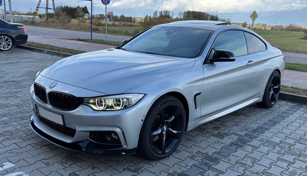 BMW F32 428xi M-pakiet Adaptive LED Head UP ORI LAKIER Szyberdach Navi
