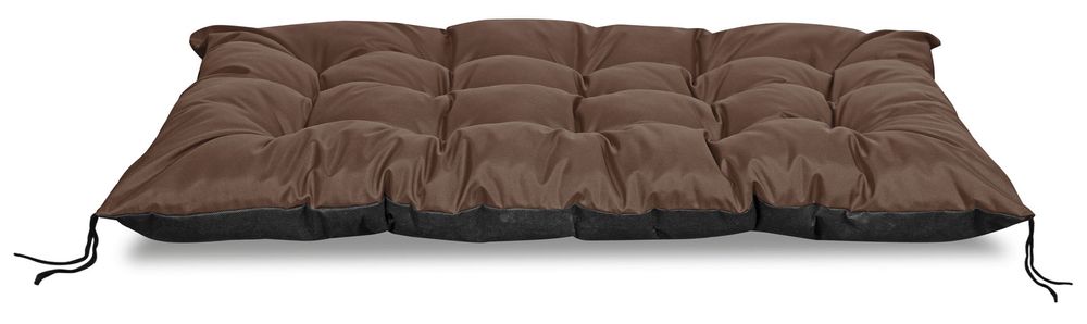 Poduszka ogrodowa 120x80 cm na ławkę palety wodoodporna brązowa