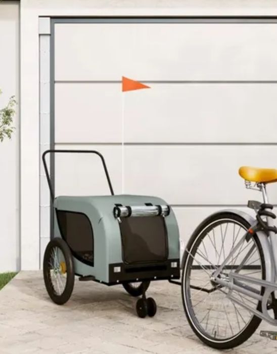 Przyczepka rowerowa dla zwierząt vidaXL